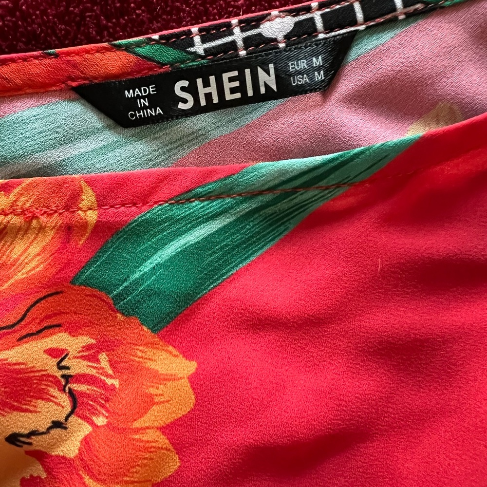 EUC SHEIN Multicolor One-Shoulder Dress 6 - Picture 8 of 10